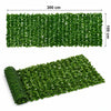 Set 2 Bucati Gard Artificial cu Frunze Verzi, 300 x 100 cm/Buc, 6 m² Total, pentru Balcon, Terasa, Gard si Decor, Interior/Exterior