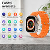 Ceas Smart Ultra cu 3 Curele – Apeluri Bluetooth, Monitorizare Activitate, Moduri Sport, IP65
