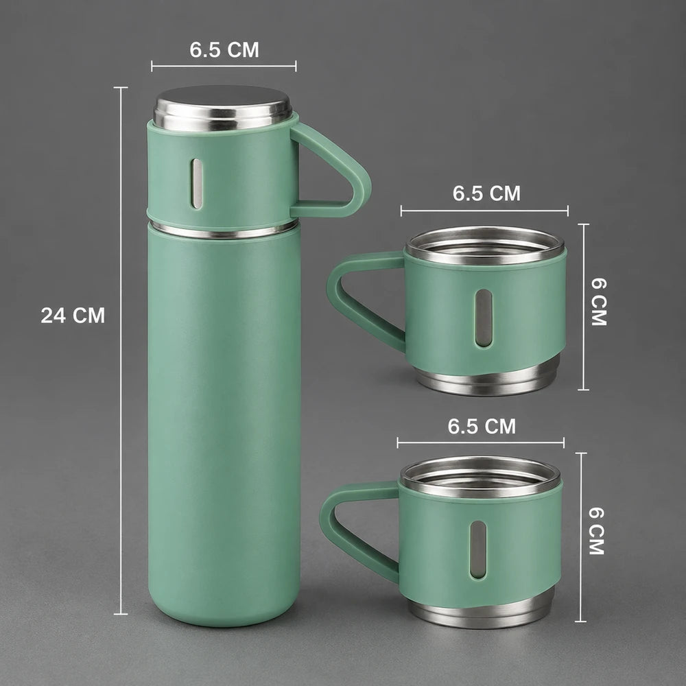 Pachet 2 Termosuri 500 ml cu 6 Cești – Set 8 Piese