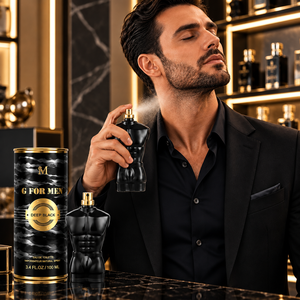 Parfum barbati G FOR MEN DEEP BLACK – 100 ml – Inspirat din Le Male Le Parfum