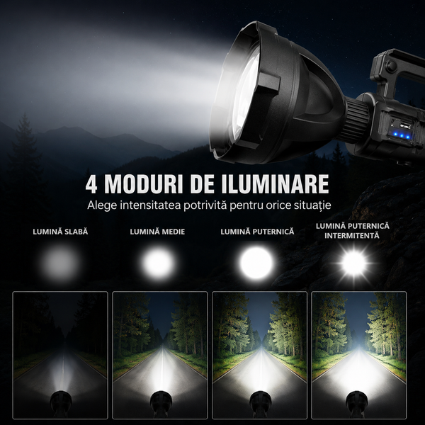 Lanterna Xtreme Pro Lumina Puternica USB + LANTERNA DE CAP CADOU
