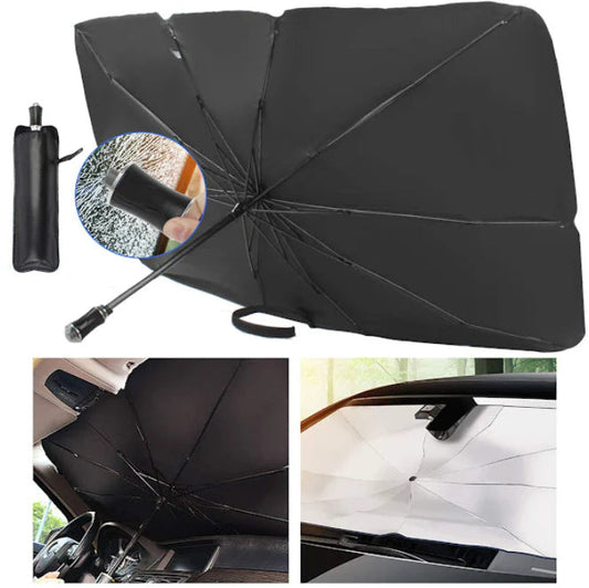 Set 2 bucati Parasolar Auto Pliabil Umbrelă 79x130